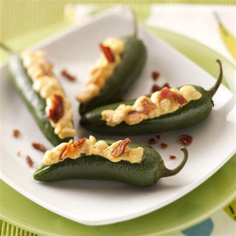 Easy Cheese-Stuffed Jalapenos Recipe | Taste of Home