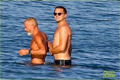 Leonardo Dicaprio Goes Shirtless For A Swim In Malibu Photo