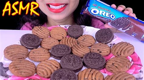 ASMR CHOCOLATE CHIPS COOKIES MUKBANG NO TALKING EATING SOUND YouTube