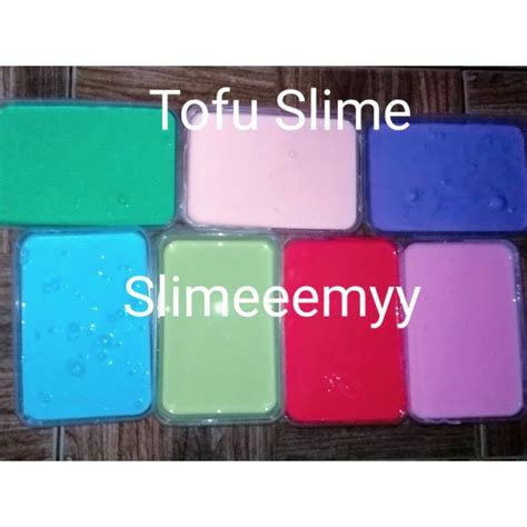 Jual Tofu Slime Kemasan Box Gr Shopee Indonesia