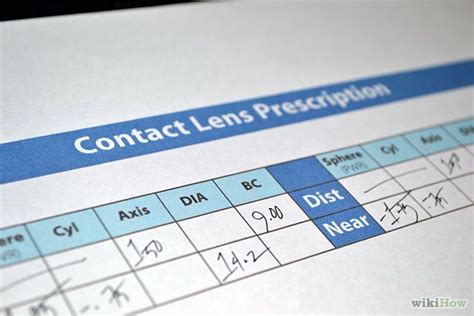 How To Read A Contact Lens Prescription 12 Steps With Pictures