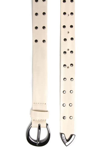 Cinto Couro Santa Lolla Tachas Nude Compre Agora Dafiti Brasil