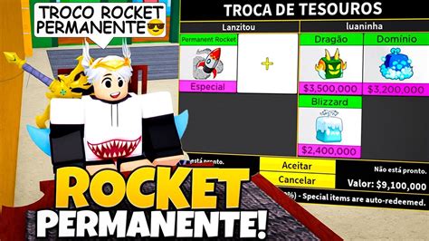 O Que As Pessoas Oferecem Pela Fruta Rocket Permanente No Blox Fruits