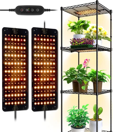 Barrina Lampe Pour Plantes 20W 2 X 10W Panneaux De Lampes De