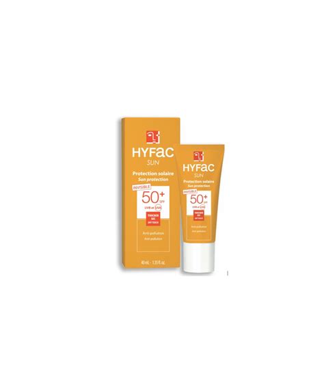 Hyfac Sun Protection Solaire Invisible Spf Ml