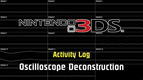 Nintendo 3DS Activity Log Oscilloscope Deconstruction YouTube