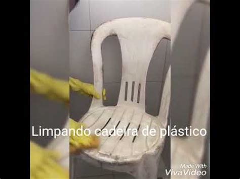 Como limpar cadeira de plástico YouTube