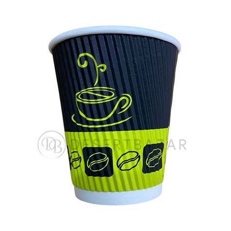 Ripple Insulated Paper Cups Oz Perfect For Hot And Cold Beverages Desert Bazar Your Final