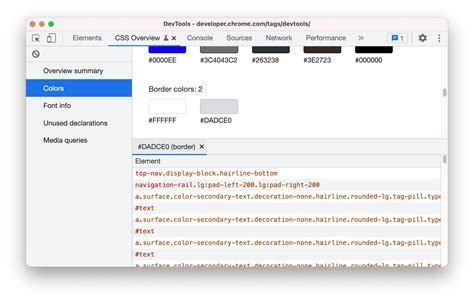 Descripción General De Css Identifica Posibles Mejoras De Css Chrome Devtools Chrome For