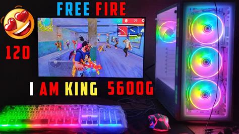 Ryzen G Free Fire Gameplay Vs Custom King Without Gpu