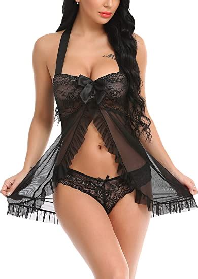 Amazon Ababoon Women Lingerie Lace Babydoll Nightwear Maternity