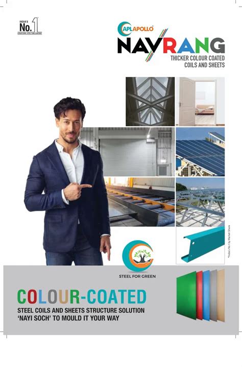 Aplapollo Navrang Color Coated Roofing Coils And Sheet At 82 Kg