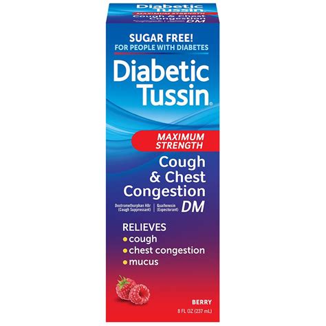 Diabetic Tussin Cough Suppressant And Expectorant Dm Maximum Strength