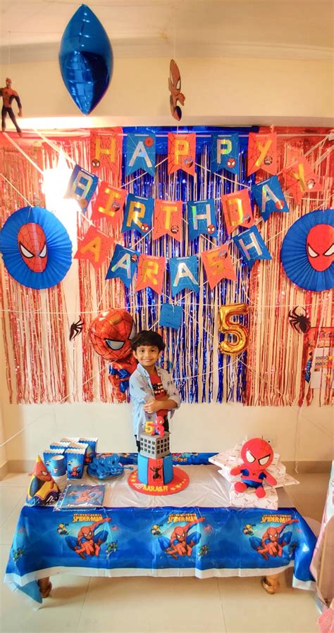 10 Best DIY Birthday Decoration Ideas For Spider Man Theme Party The