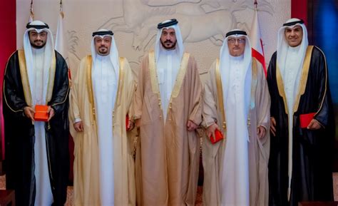 Hh Shaikh Khalid Bin Hamad Presents Prince Salman Bin Hamad Medal Of