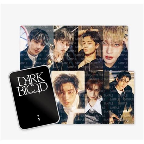 Kyuuu On Twitter Enhypen Dark Blood Merch Photocard 299 399