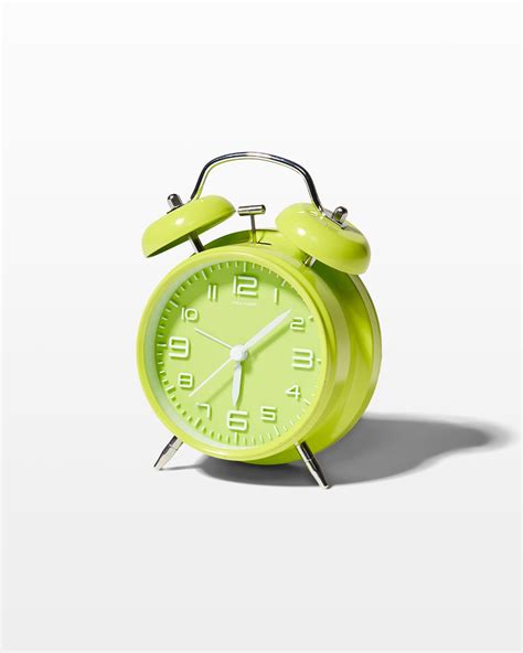 EC077 Serena Lime Alarm Clock Prop Rental ACME Brooklyn