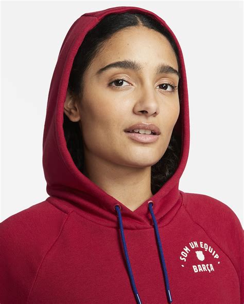 Sweat à Capuche En Tissu Fleece Nike Fc Barcelona Essential Pour Femme