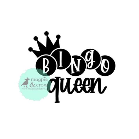 Bingo SVG Bingo Queen Svg Crazy Bingo Lady SVG Cricut File | Etsy