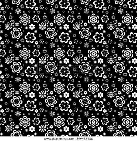 Black White Flowers Stock Vector Royalty Free 399486466 Shutterstock