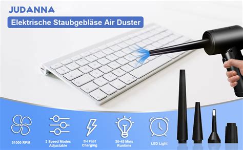 judanna elektrische staubgeblaese pc  gang  umin air duster handheld druckluftspray pc