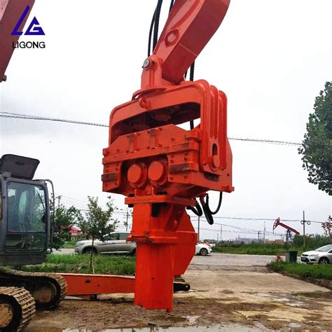 Steel Pile Driver Hammer Hydraulic Vibratory Hammer For 20 Ton