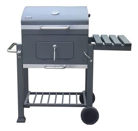 Parrilla A Carbon Con Tapa Premium Acero K Cuotas Sin Inter S