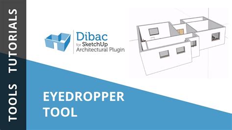 Tutorial 8 Eyedropper Tool Dibac For SketchUp English YouTube