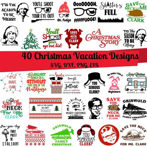 Christmas Vacation Svg Bundle Griswold Svg Christmas Etsy Australia