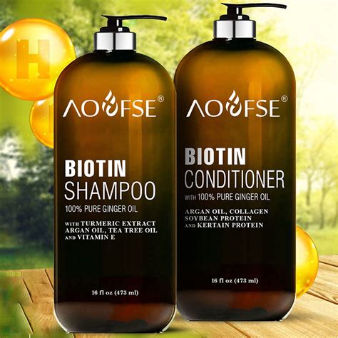 Private Label Shampoo Conditioner Set Biotin 100 Natural Organic For