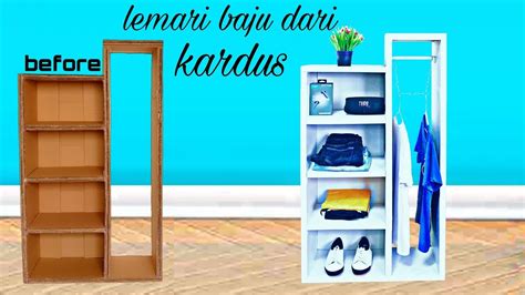 Tutorial Mudah Membuat Lemari Dari KARDUS COOL CARDBOARD FURNITURE FOR