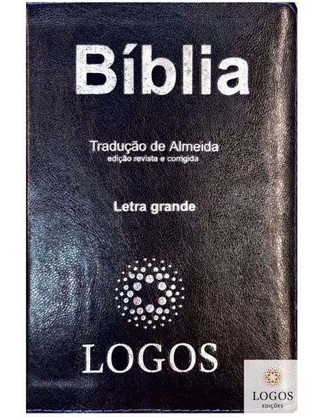 B Blia Sagrada Logos Arc Letra Gigante Capa Luxo Azul