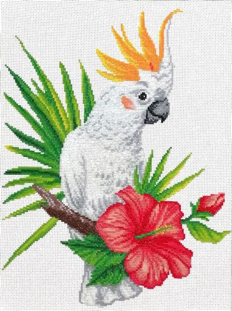 Needleart World Cockatoo Voorbedrukt Borduren Pakket 440 099 Doezelf Nl