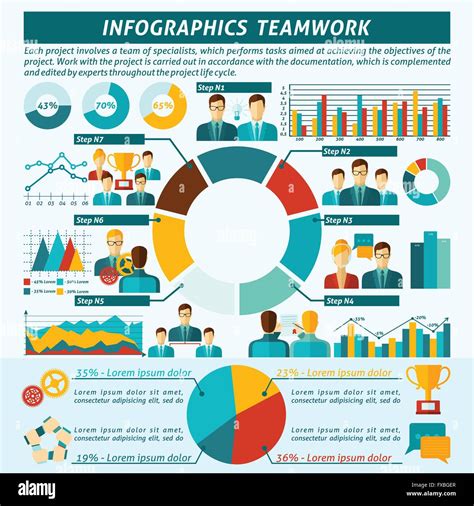 Teamwork Infographics Set Stock Vector Image & Art - Alamy