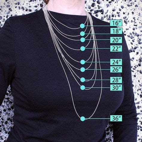 Guide To Necklace Lengths Layering I Just Like How They All Look