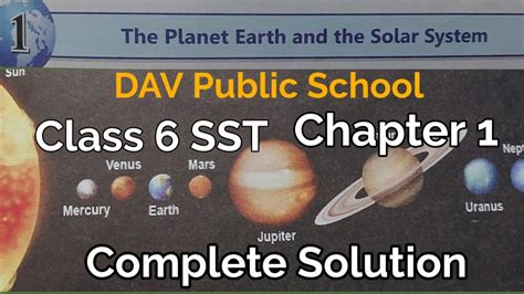 Dav Class Sst Chapter Solution Question Answer The Planet Earth