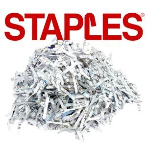 Staples Free Paper Shredding Free 4 Seniors