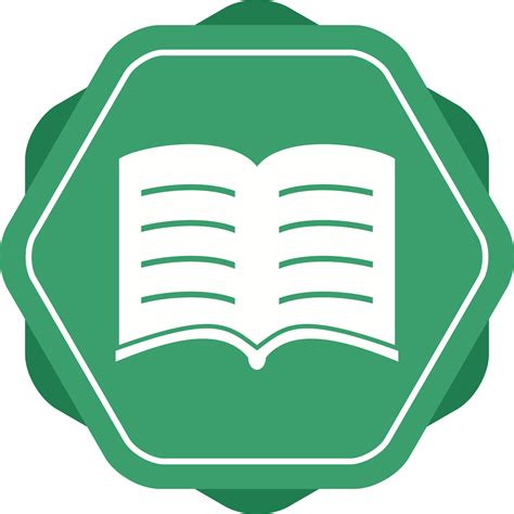 Beautiful Open Book Glyph Vector Icon 17354604 Vector Art At Vecteezy