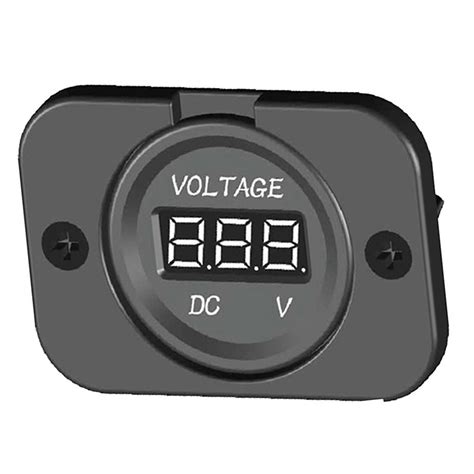 Rear Panel Digital Led Display Voltmeter Auto Gauge V V Voltage