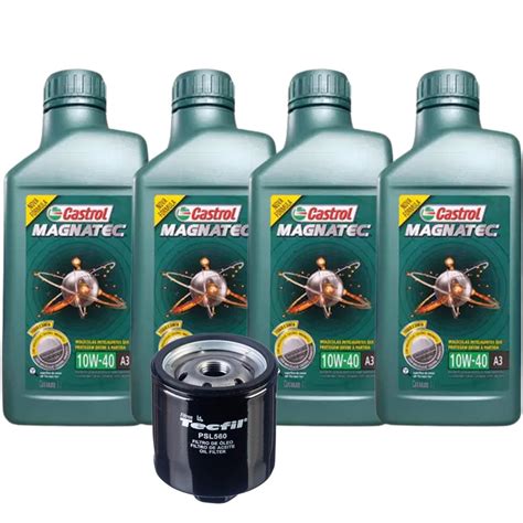 4 Lts Castrol Magnatec 10w40 Sn A3 Psl560 CASTROL Empório dos Filtros