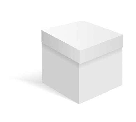 Premium Vector White Blank Cardboard Package Box