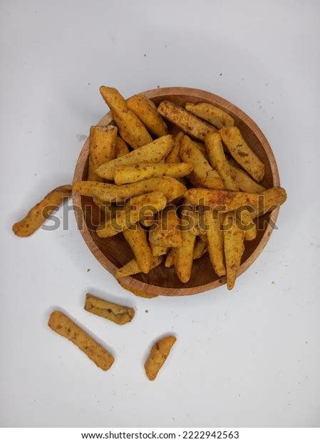 Flatlay View Basreng Indonesian Traditional Snack Stock Photo