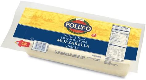 Amazon Generic Pooly O Whole Milk Low Moisture Mozzarella Chesse