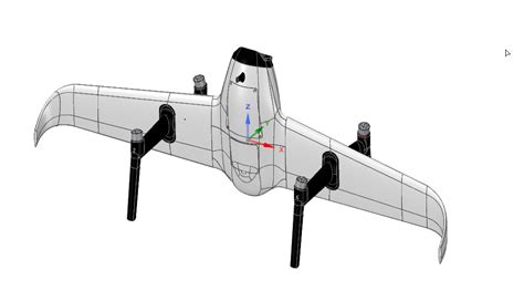 Quad X Motor Tailsitter Without Control Surfaces H Wing Vtol Plane