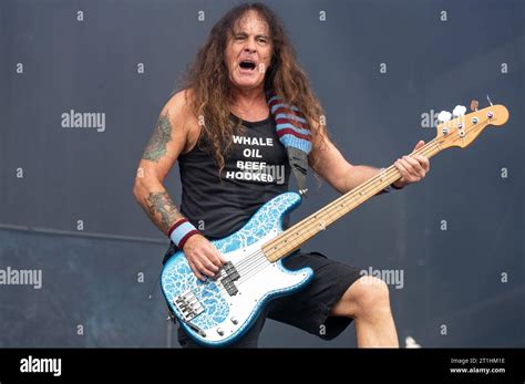 June 16, 2023: Steve Harris of Iron Maiden performs with British Lion at the Hellfest Open Air ...