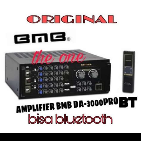 Jual AMPLI BMB DA 3000 PRO AMPLIFIER KARAOKE BMB DA3000PRO ORIGINAL