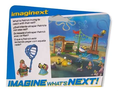 Imaginext Muñeco Bob Esponja Nickelodeon Patricio Y Gary En Venta En