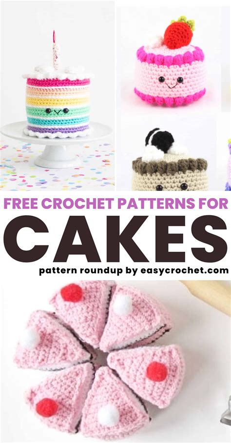 Free Crochet Cake Patterns Easy Crochet Patterns Crochet Cake