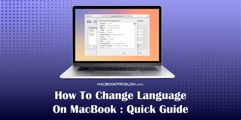 How To Change Language On Macbook Quick And Easy Guide