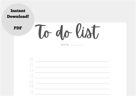 To Do List Printable Adhd Planner To Do List Daily Tracker Wedding